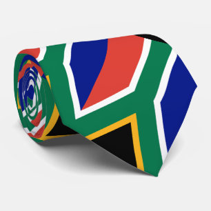 Zuid-Afrikaanse vlag Stropdas