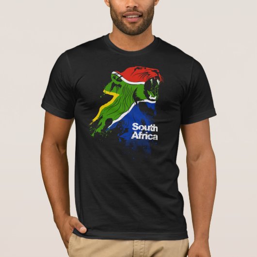 Zuid-Afrikaanse vlag T-shirt (Voorkant)