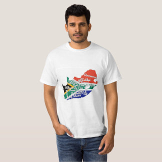 zuid - afrikaanse vlag t-shirt