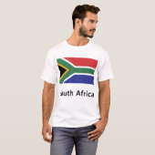 Zuid-Afrikaanse vlag T-shirt (Voorkant volledig)