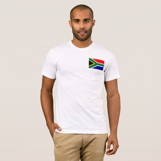 Zuid-Afrikaanse vlag T-shirts en cadeaus (Voorkant volledig)