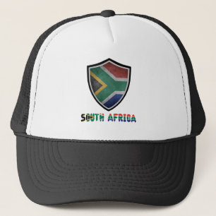 Zuid-Afrikaanse vlag trucker hoed Pet