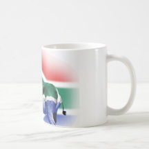 Zuid-Afrikaanse vlag van Springbock