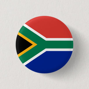 Zuid-Afrikaanse vlag, vlag van Zuid-Afrika Ronde Button 3,2 Cm