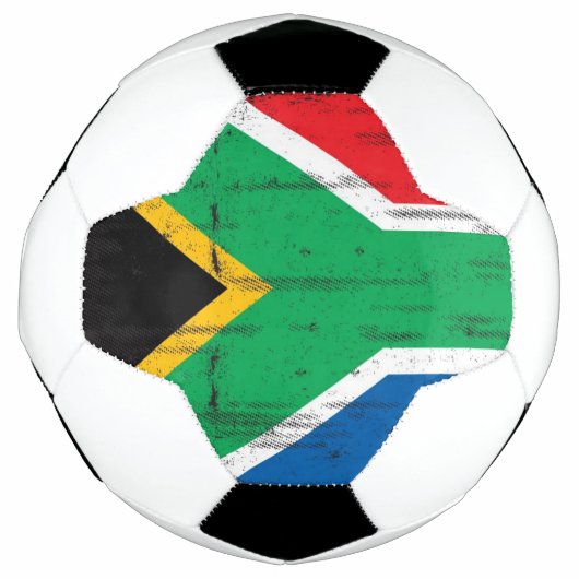 Zuid-Afrikaanse vlag Voetbal (Voorkant)