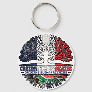 Zuid-Afrikaanse Zuid-Afrika - Franse bomen Sleutelhanger