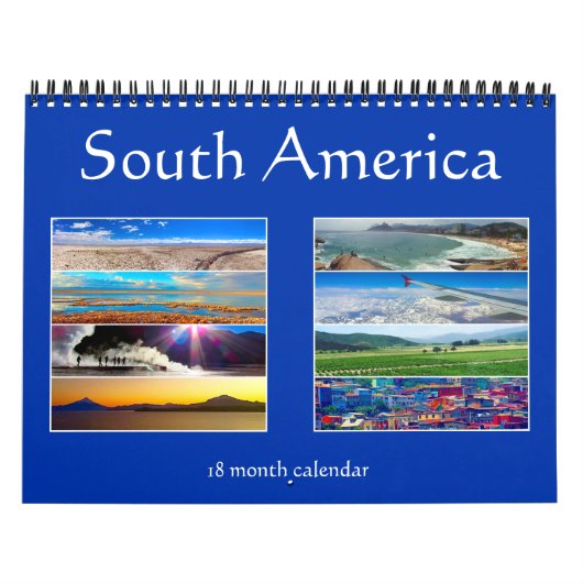 zuid - amerika 18 maanden kalender (Hoes)