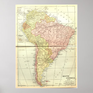 Zuid-Amerika: 1914 Poster