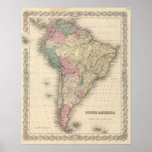 Zuid-Amerika 20 Poster