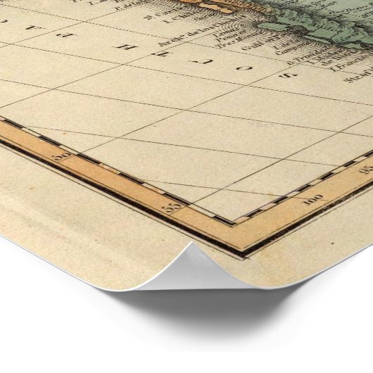 Zuid-Amerika 25 Poster (Hoek)