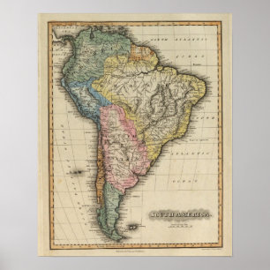 Zuid-Amerika 25 Poster