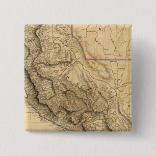 Zuid-Amerika 34 Vierkante Button 5,1 Cm