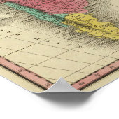 Zuid-Amerika 38 Poster (Hoek)