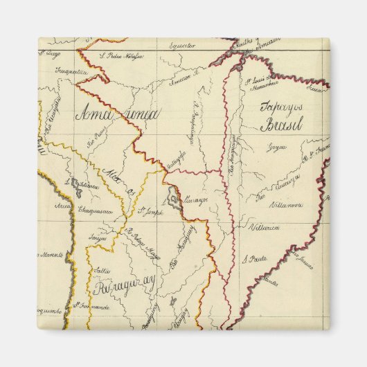 Zuid-Amerika 9 Magneet (Voorkant)