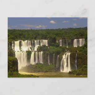 Zuid-Amerika, Argentinië, Brazilië, Igwacu-waterva Briefkaart