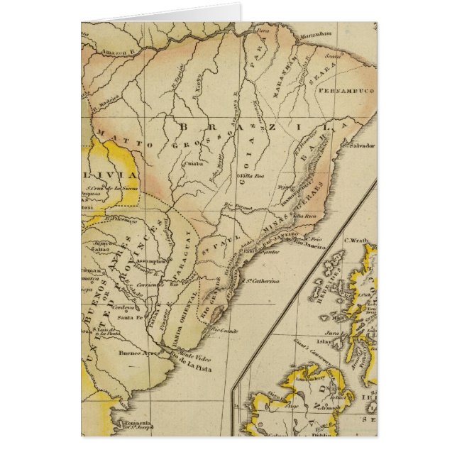 Zuid-Amerika, Britse eilanden (Voorkant)