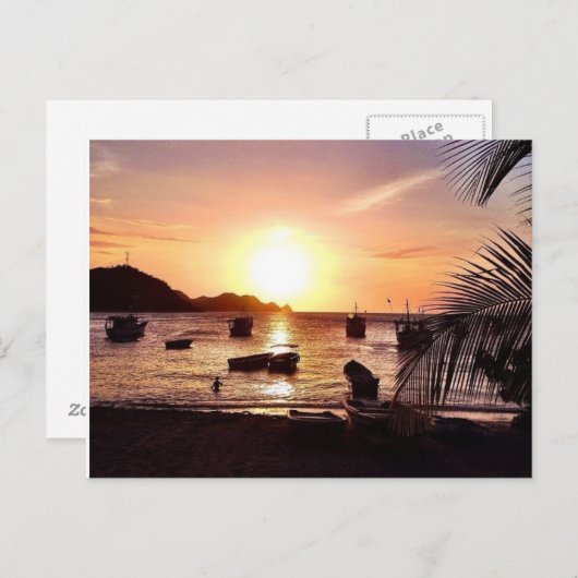 Zuid-Amerika Colombia Briefkaart (Voorkant / Achterkant)