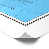 "Zuid-Amerika: Klassieke kaart 2007 ... Poster (Hoek)