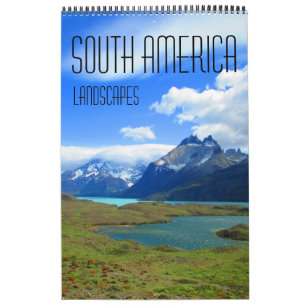 Zuid-Amerika landschappen (met locaties) Kalender
