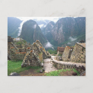 Zuid-Amerika, Peru, Machu Picchu Briefkaart
