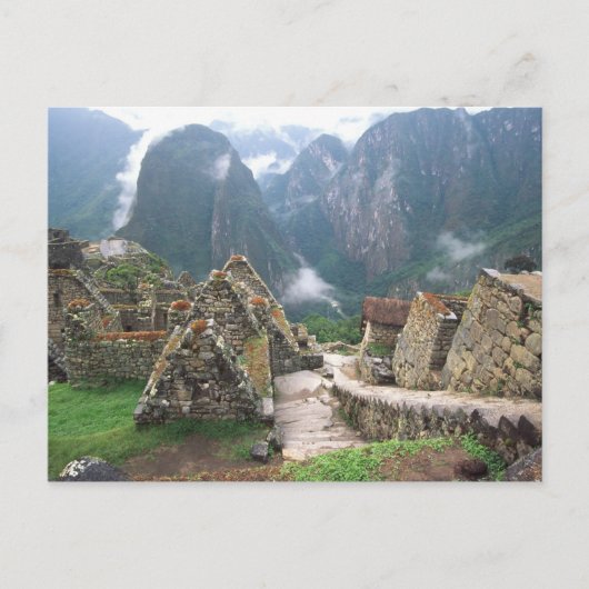 Zuid-Amerika, Peru, Machu Picchu Briefkaart (Voorkant)