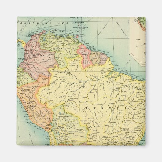 Zuid-Amerika politiek Magneet (Voorkant)