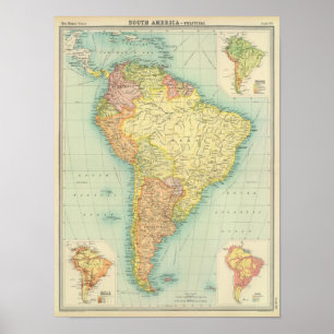 Zuid-Amerika politiek Poster