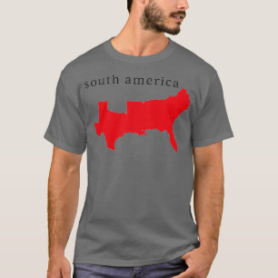 Zuid-Amerika Zuid Verenigde Staten T-shirt
