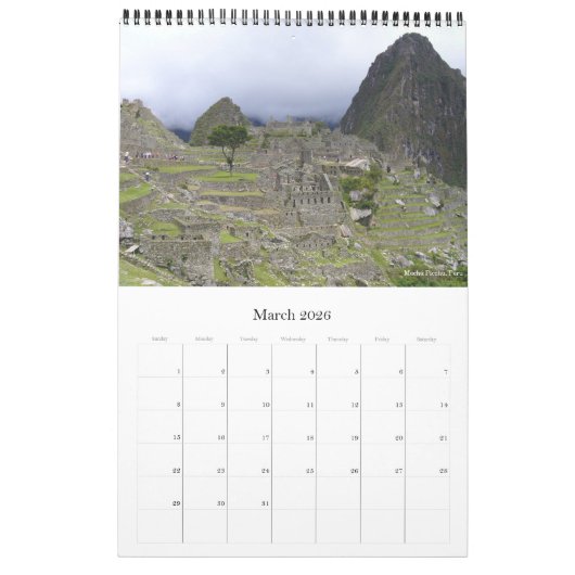 zuid - amerikaanse landschappen ( met vestigingen  kalender (Mar 2026)
