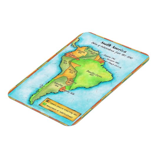Zuid-Amerikaanse onafhankelijkheid Magneet (Linkerzijde)