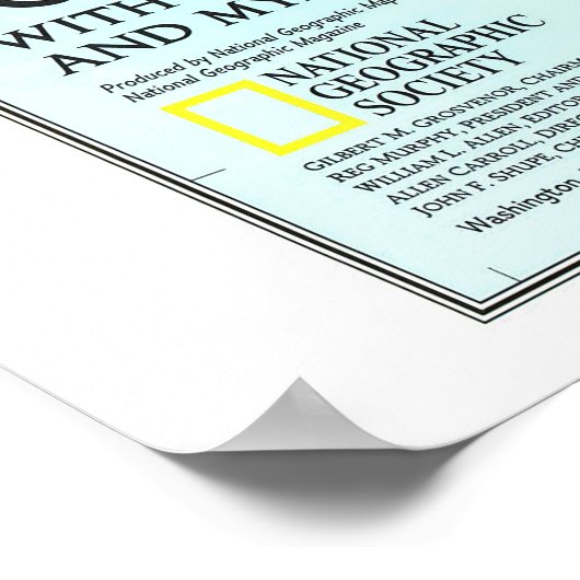 " Zuid-Azië : 1997 Gedetailleerde KAART ... Poster (Hoek)