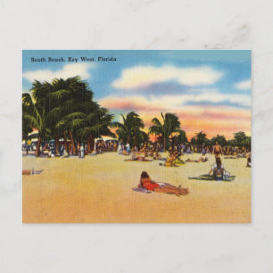 , Zuid-Beach, Key West, Florida Travel Briefkaart