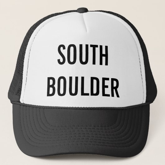 ZUID BOULDER TRUCKER PET (Voorkant)