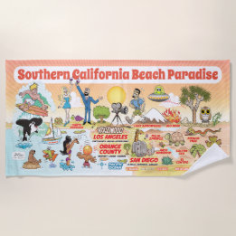 Zuid-Californië Beach Paradise Blanket Strandlaken