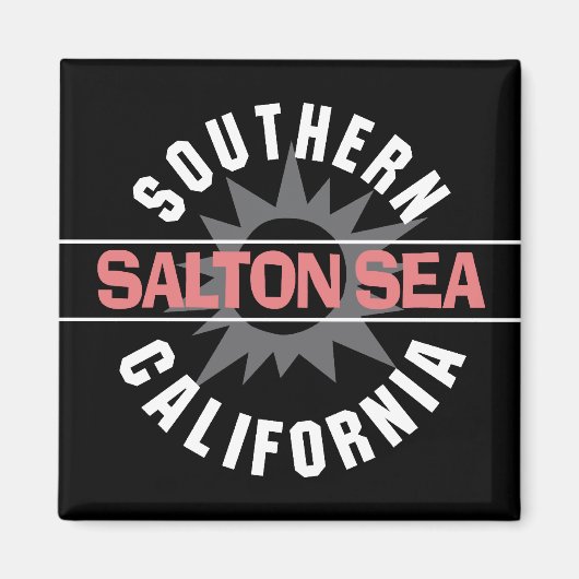 Zuid-Californië - Salton Zee Magneet (Voorkant)
