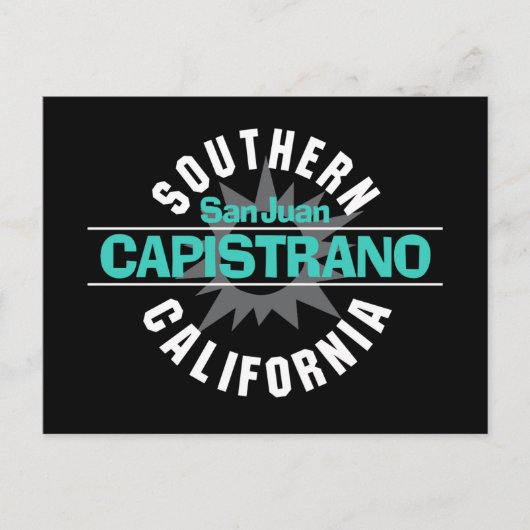 Zuid-Californië - San Juan Capistrano Briefkaart (Voorkant)