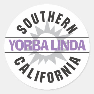 Zuid-Californië - Yorba Linda Ronde Sticker
