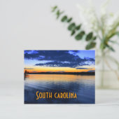 zuid-carolina briefkaart (Staand voorkant)