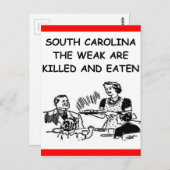 zuid-carolina briefkaart (Voorkant / Achterkant)