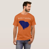 Zuid-Carolina Interstates [Navy Blue Design] T-shirt (Voorkant volledig)