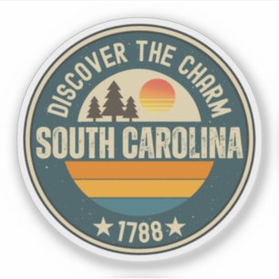 Zuid-Carolina - Palmetto State Gift Sticker