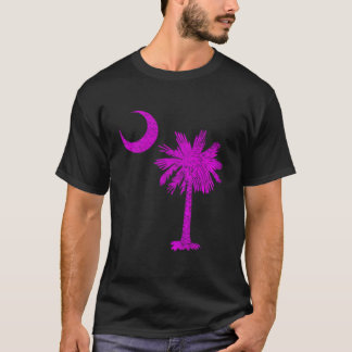 Zuid-Carolina Staatsvlag Palmetto Boom Halvemaan M T-shirt