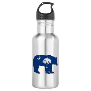 Zuid Carolina Vlag Beer Waterfles
