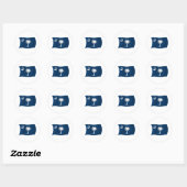 Zuid-Carolina Vlag Sticker (Vel)