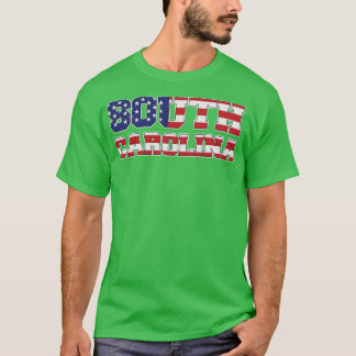 Zuid-Carolina Vlag van de VS T-shirt
