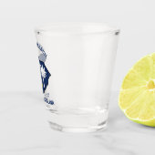 Zuid-Carolina Vlaggenstaat Bloem Geel Jessamine Shot Glas (Rechts)