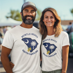 Zuid-Carolina Vlaggenstaat Bloem Geel Jessamine T-shirt