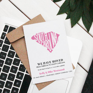 ZUID CAROLINA We hebben New address New Home verpl Briefkaart