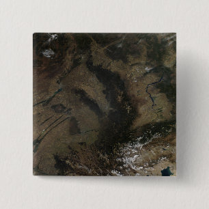 Zuid-Centraal Rusland Vierkante Button 5,1 Cm