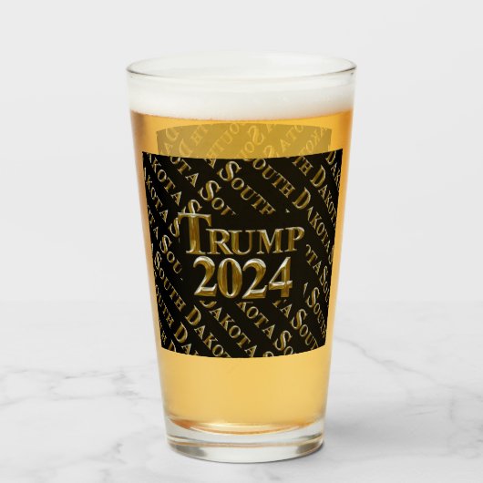 ZUID DAKOTA GLAS (Achterkant gevuld)